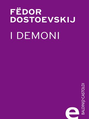 cover image of I demoni